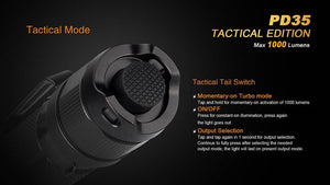 LED-Taschenlampe Fenix PD35 Tactical, Ansicht 2