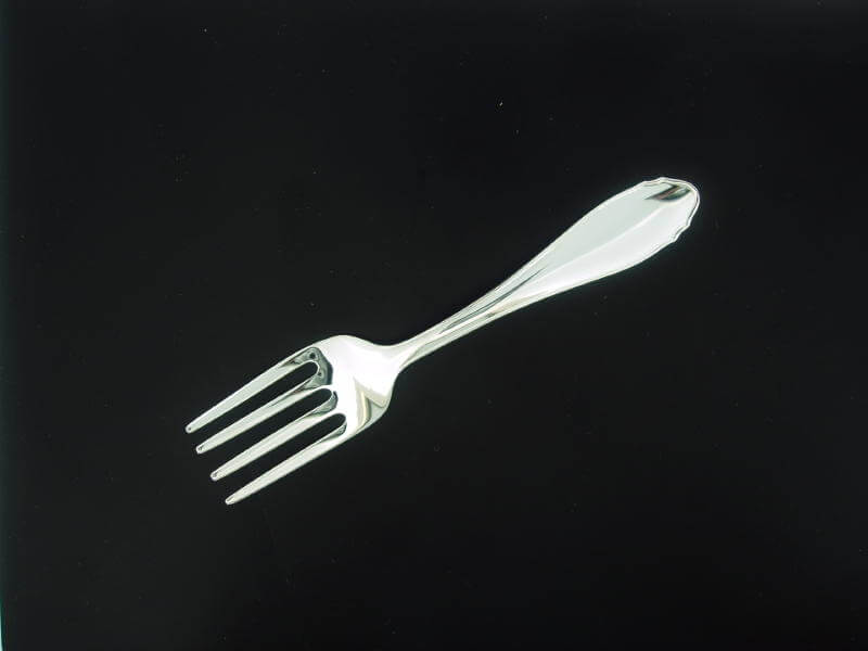 Fourchette bébé argent Jezler La Reine 25/57