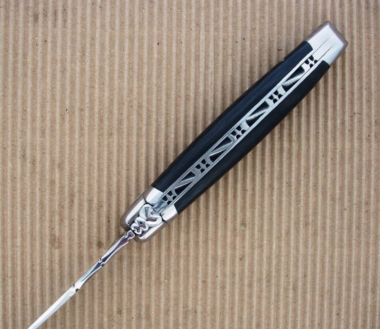 Laguiole Aveyron 11 cm fibre de carbone, vue 2