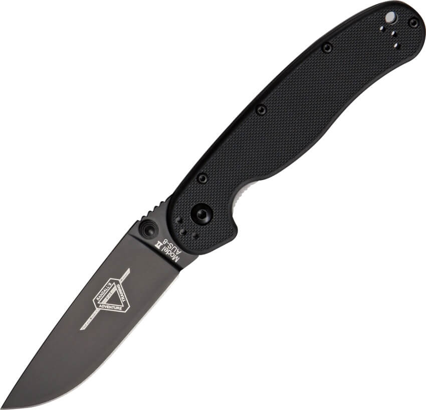 Klappmesser Ontario RAT II Black