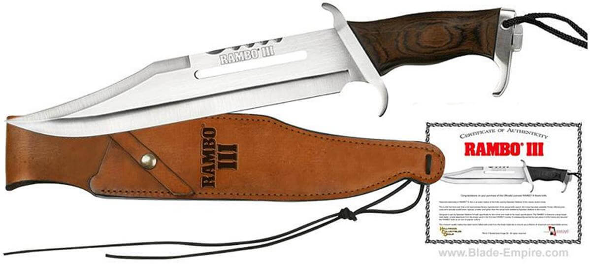 Couteau bowie Rambo III John Rambo Signature, vue 2