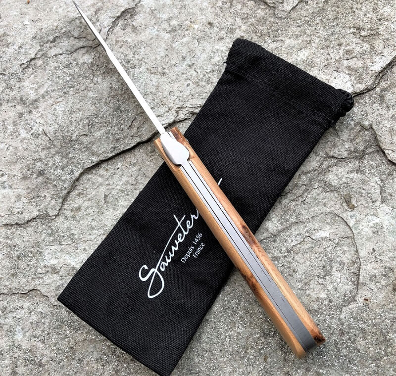 Messer aus dem Aveyron Sauveterre 11 cm Wacholder, Ansicht 2