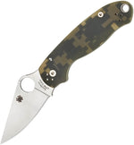 Folding knife Spyderco Para 3 satin camo