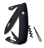 Swiza D03 All Black Swiss pocket knife in black
