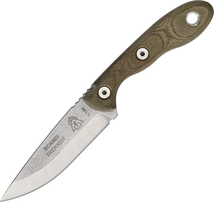 Couteau bushcraft TOPS Scandi Trekker