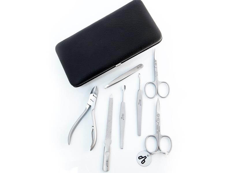 Maniküre-Etui Alpen 7-teilig schwarz, Ansicht 3