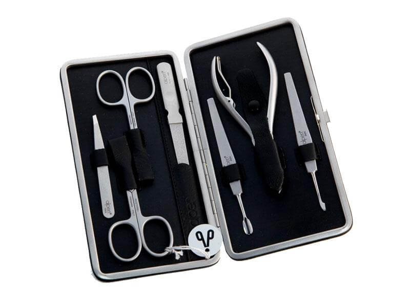 Trousse de manucure Alpen 7 pièces noire