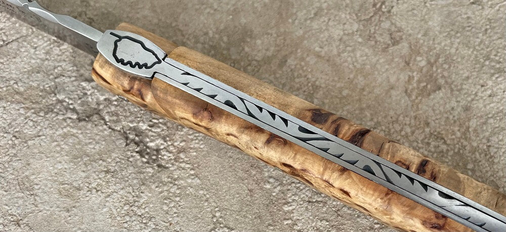 Couteau régional Fontenille Pataud Vendetta bouleau, vue 2
