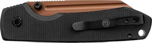 Vosteed Raccoon Linerlock black pocket knife, view 2