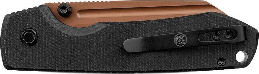 Couteau de poche Vosteed Raccoon Linerlock noir, vue 2