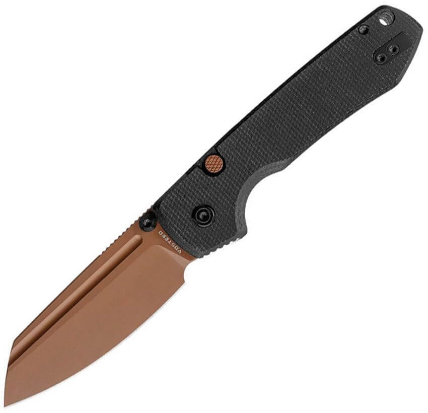 Couteau de poche Vosteed Raccoon Linerlock noir