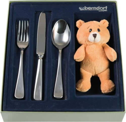 Berndorf coffret 3 couverts enfant inox Royal Solitude