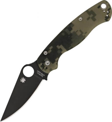 spyderco paramilitary camo