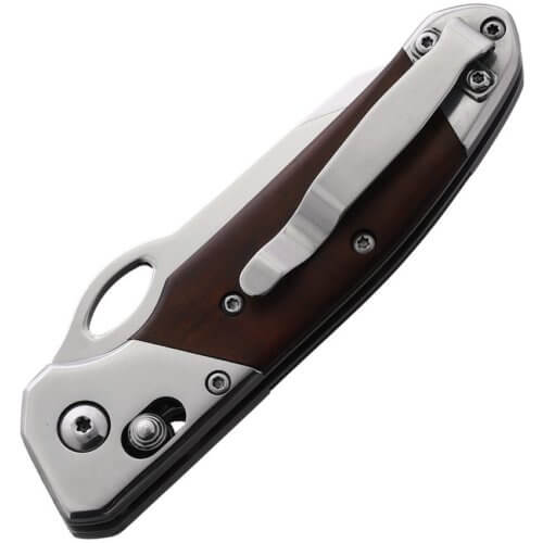 Couteau de poche Cultra - Couteau pliant - Handgemaakt - Acier inoxydable -  Brun Elegant