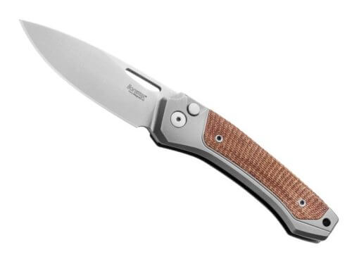 Lion Steel Twain micarta vert