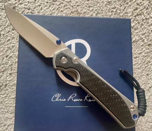 Chris Reeve Large Sebenza 31 inlay CF