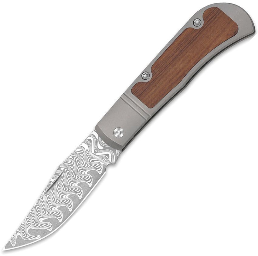 Kizer Trestle Slip Joint Damascus