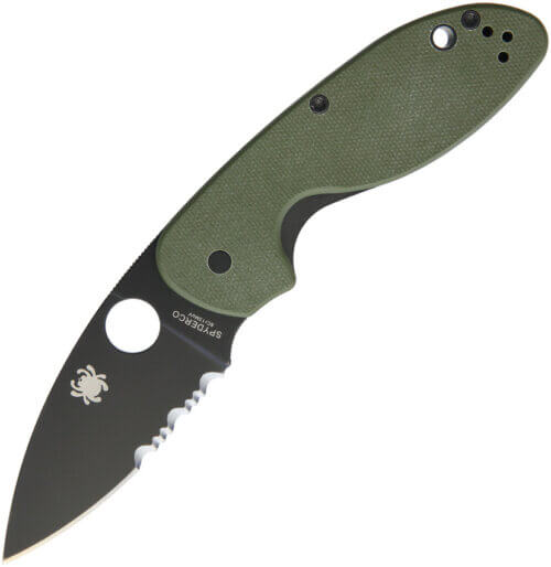 Spyderco Efficient Green SC216GPSGRBK serrated